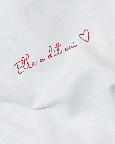 T-shirt Bio unisexe - Elle a dit oui