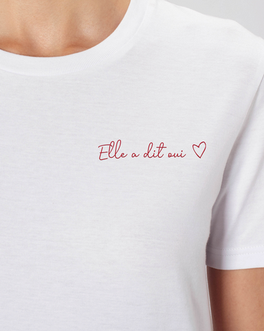 T-shirt Bio unisexe - Elle a dit oui