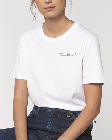 T-shirt Bio unisexe - Elle a dit oui